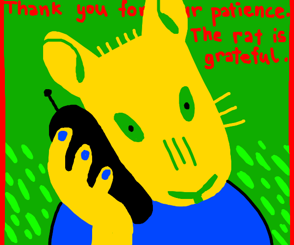 The rat is grateful